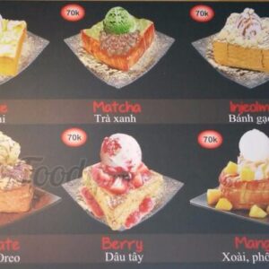 Khóa Học Làm Bingsu Hàn Quốc - Kem Tuyết Hàn Quốc kèm bánh Toasted