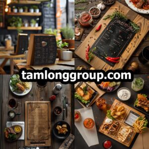 Thiết kế setup menu quán cafe và trà sữa