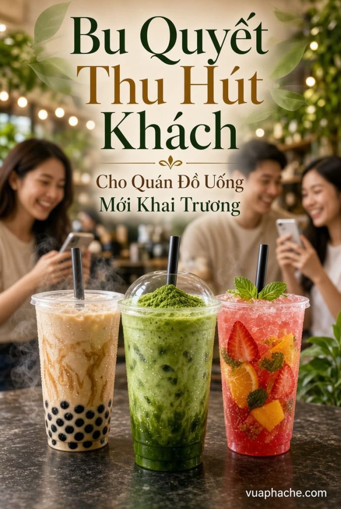 Bí Quyết Thu Hút Khách Cho Quán Đồ Uống Mới Khai Trương